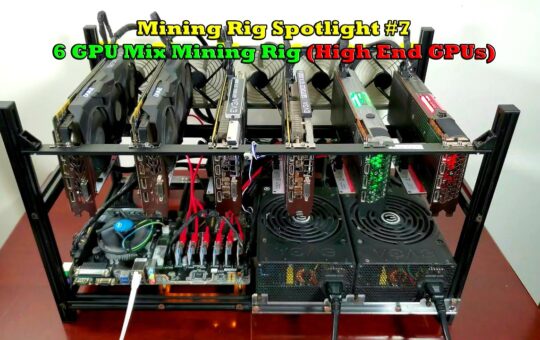 6 GPU Mix Mining Rig Spotlight (High End GPUs) | Mining Rig Spotlight #7