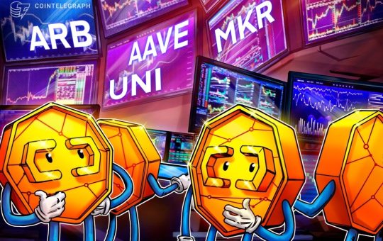 Bitcoin price support at $30K opens the door for gains from UNI, ARB, AAVE and MKR