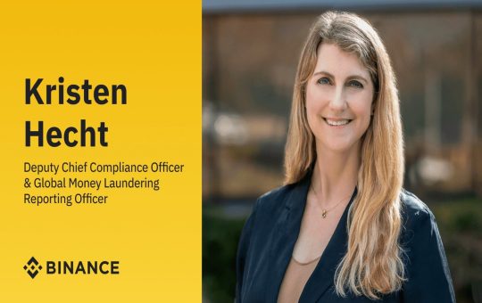 Binance Appoints New Deputy Chief Compliance Officer and Global Money Laundering Reporting Officer