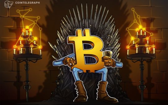 Bitcoin dominance threatens ‘likely top’ despite BTC price eyeing $45K