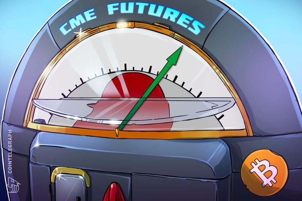 Bitcoin futures open interest on CME nears 2021 all-time high